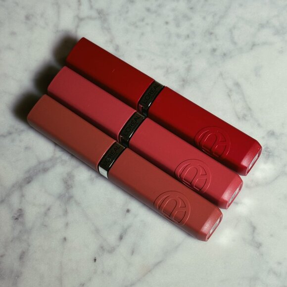 L'Oreal Infallible Matte Resistance Liquid Lipstick Trio | 105, 210, 420 | NEW - Picture 1 of 6